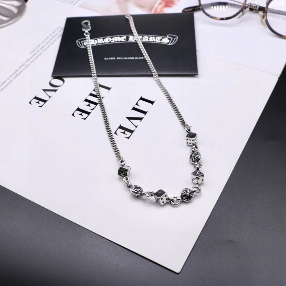 Chrome Hearts CH Plus Link Necklace ✨
